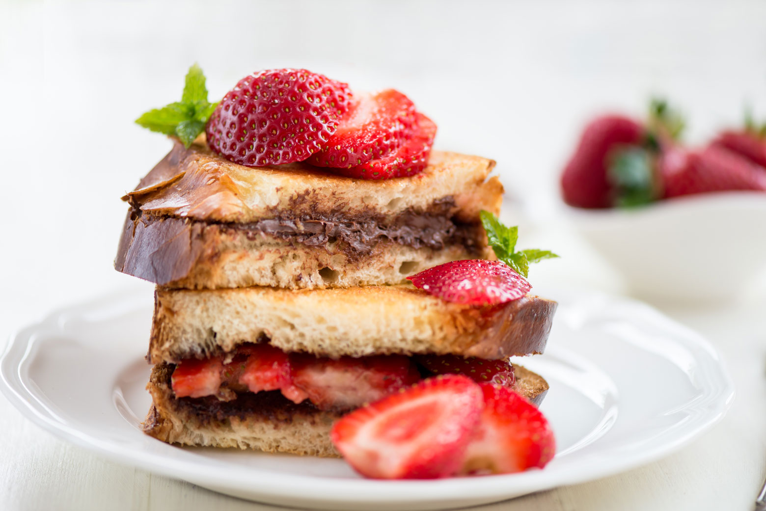 Sándwich de chocolate y fresa - Calidad Pascual